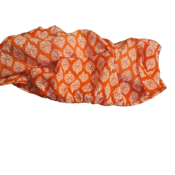 Love Tree Happens Tube Top halter Coral And White Size Small - Picture 2 of 5